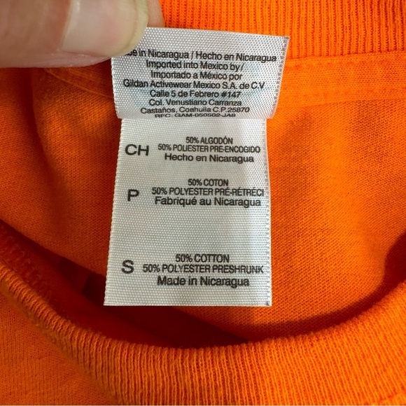 Girlie Girl Originals “I dress real cute but I know how to shoot” Orange Tee - Picture 6 of 7